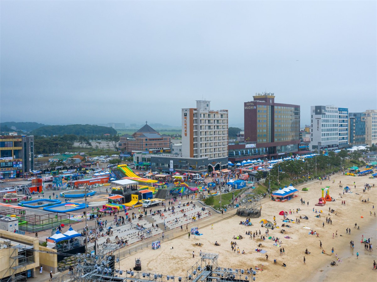 Boryeong Aeriel Viwe of Mud Festival