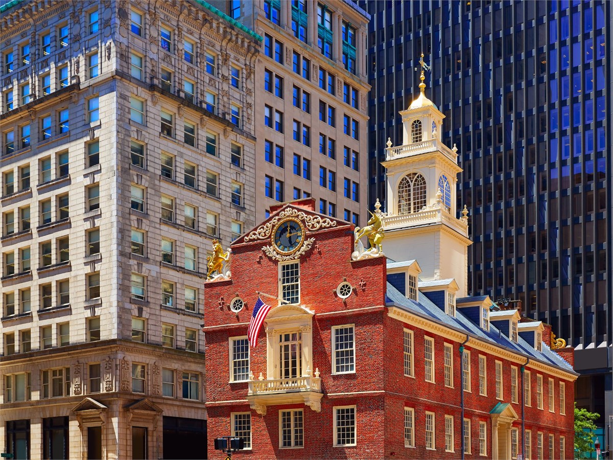 Old state house in Boston