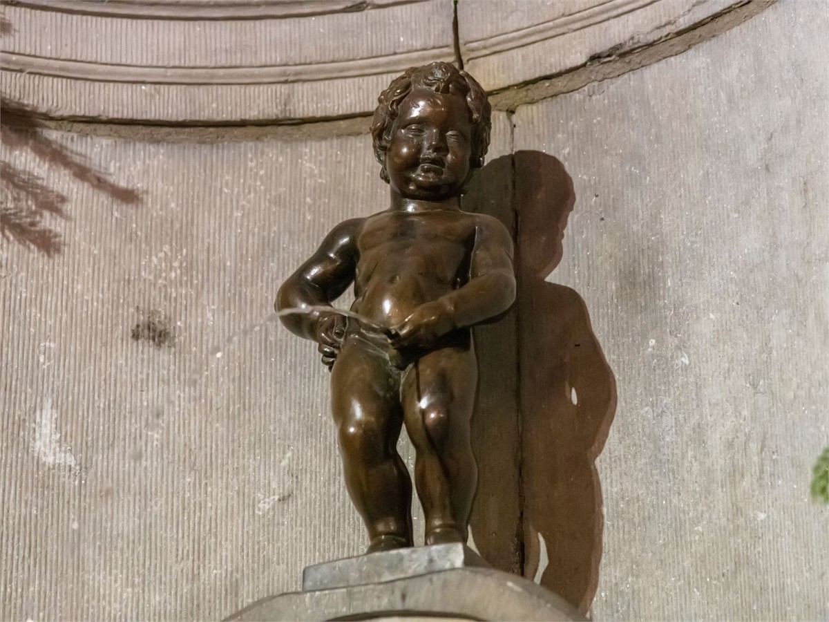 Manneken Pis in Brussels