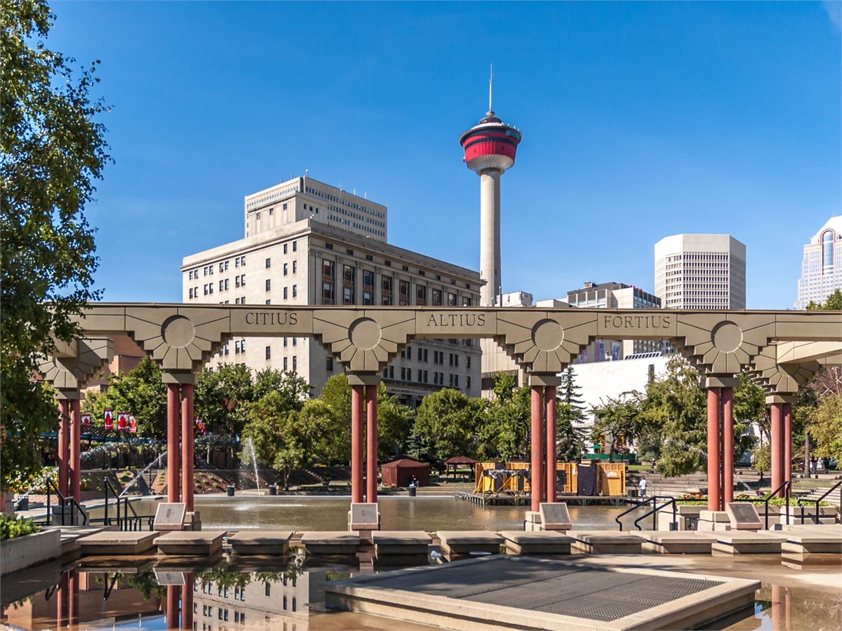 Olympic Plaza in Calgary