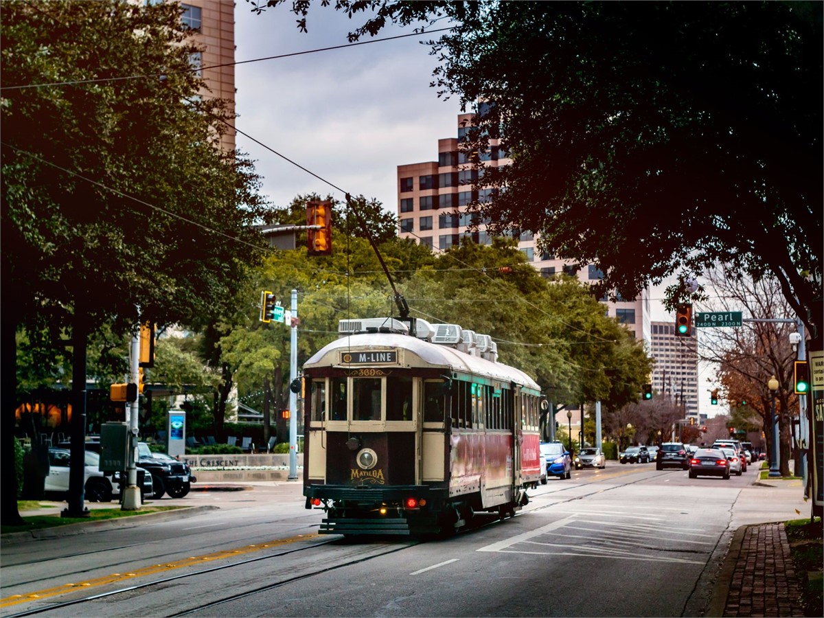 M-Line Trolley in Dallas