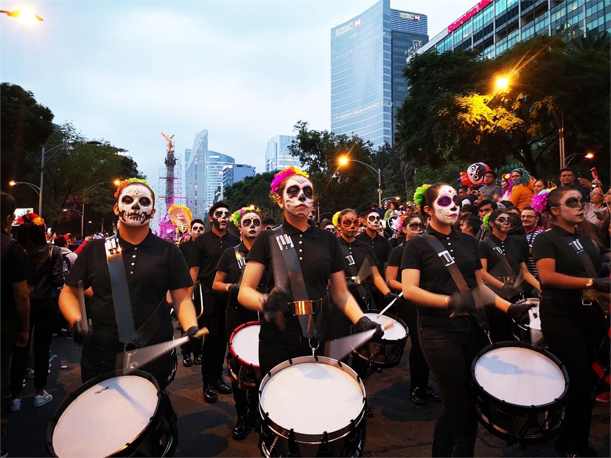 Tag der Toten Día de Muertos in Mexiko-Stadt