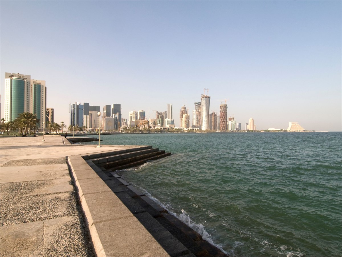 Doha Corniche Strandpromenade