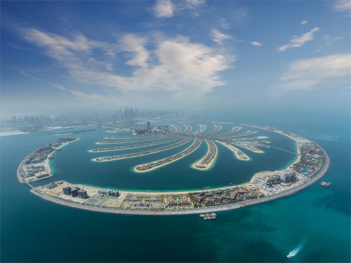 Palm Island Jumeirah in Dubai