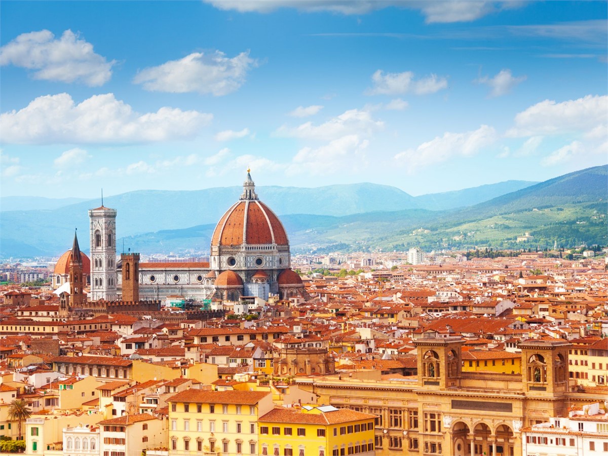 Florenz Skyline und Kathedrale Santa Maria del Fiore