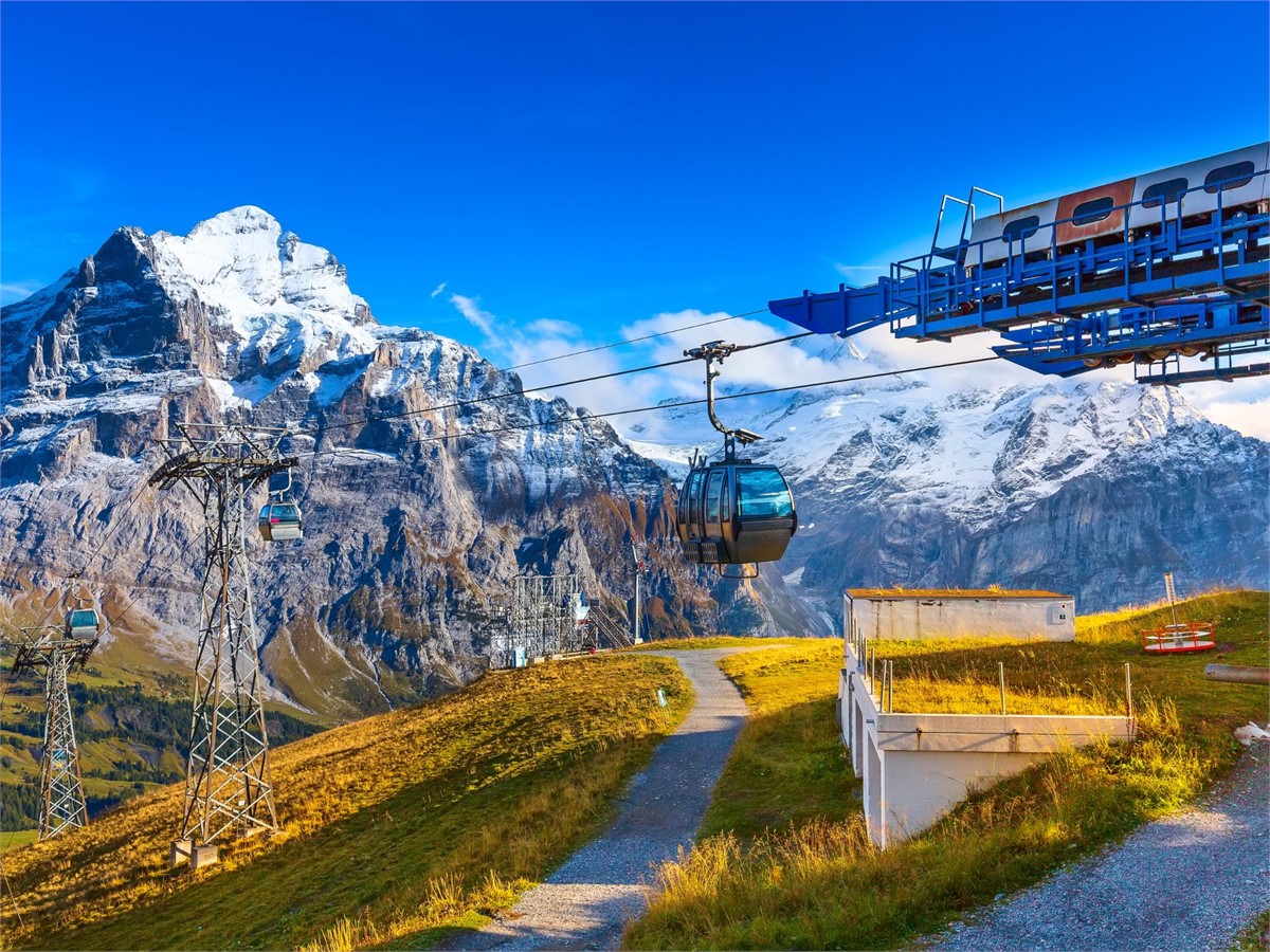 Firstbahn Gondelbahn in Grindelwald