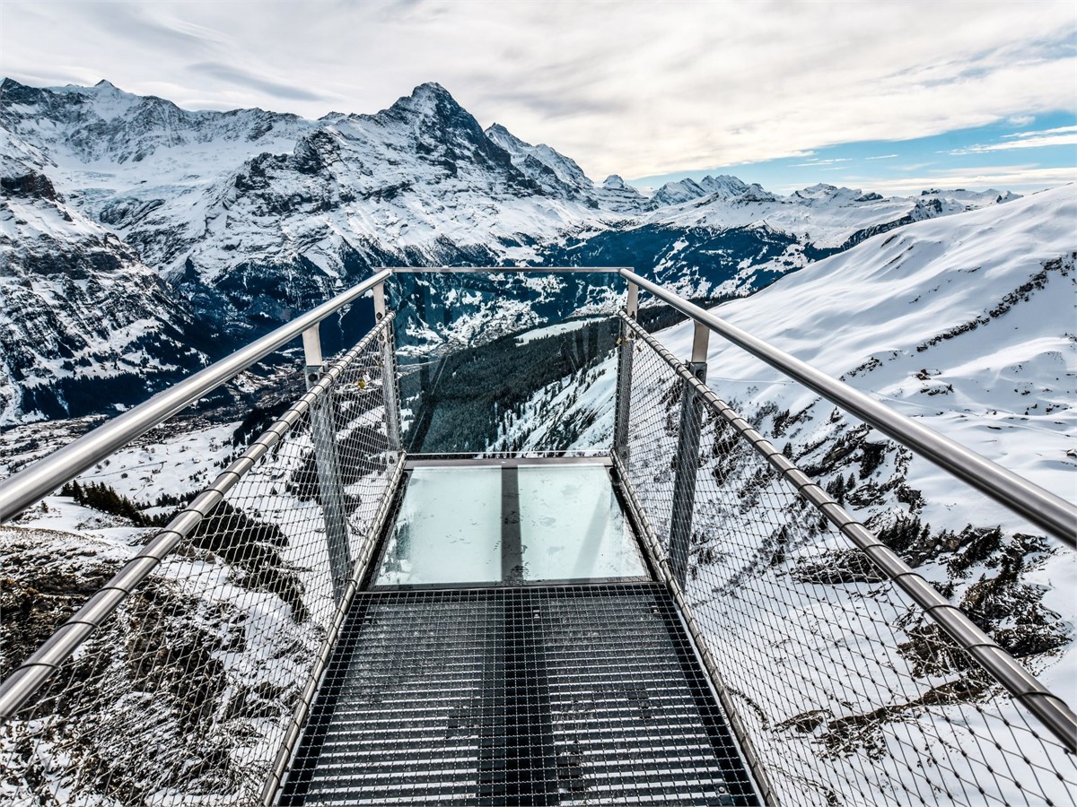 First Cliff Walk in Grindelwald