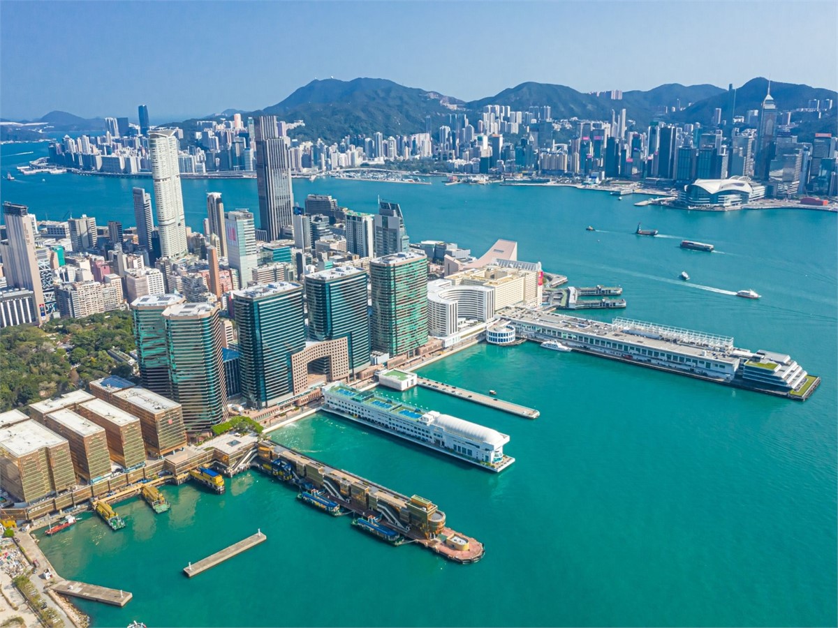 Victoria Harbour in Hong Kong