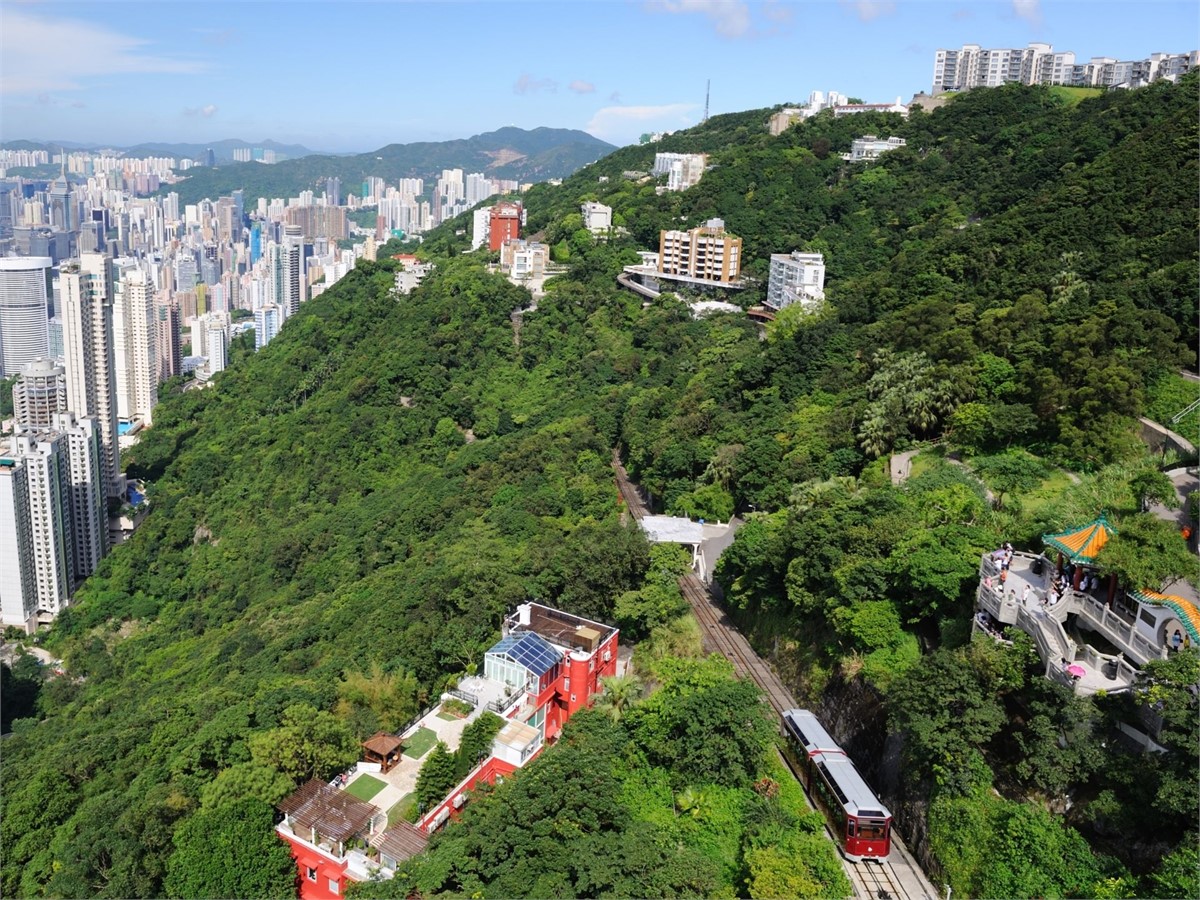 Victoria Peak in Hong Kong