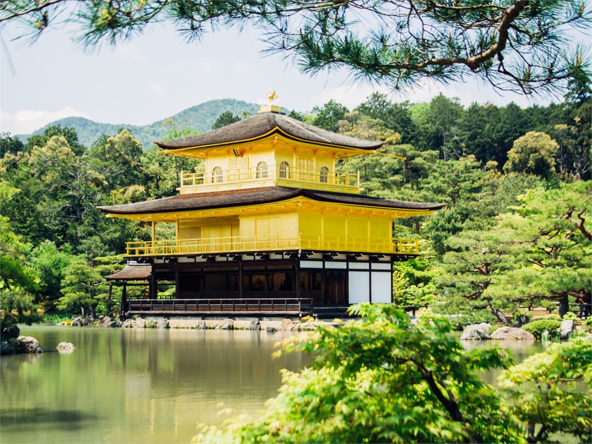 Kinkaku or Golden Pavilion in Kyoto