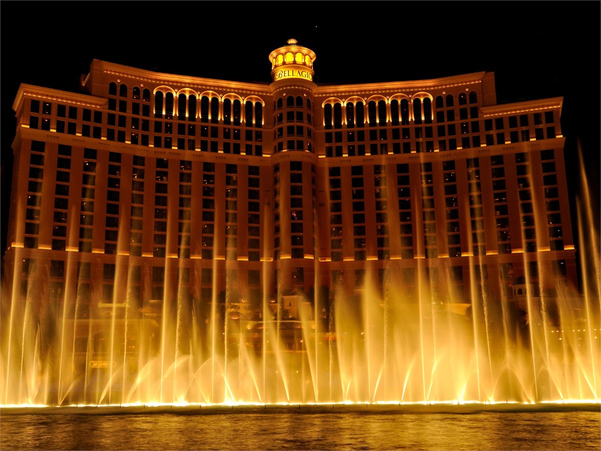 Bellagio fountains in Las Vegas