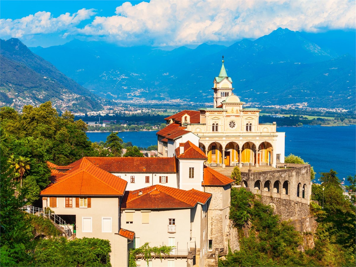 Madonna del Sasso Church in Locarno