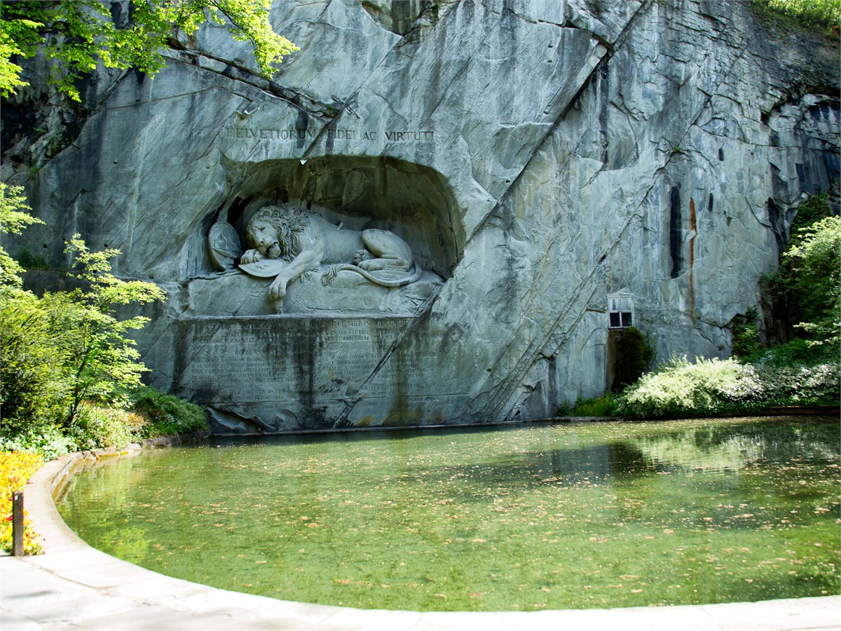 Löwendenkmal in Luzern