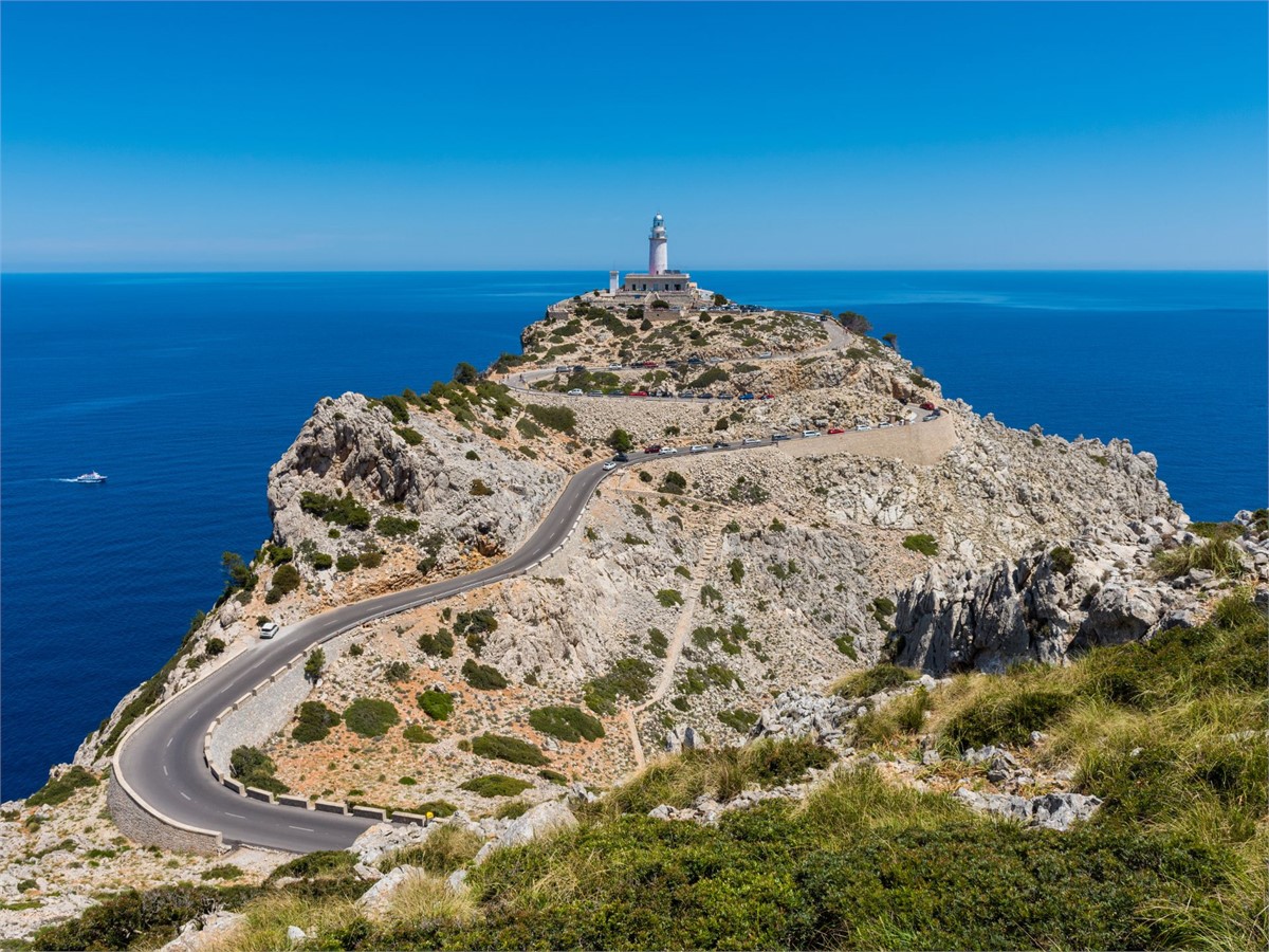 Cap de Formentor lighthouse in Mallorca