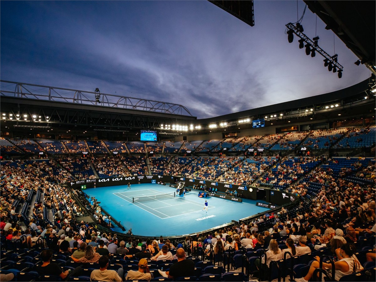 Australian Open Stadium in Melbourne