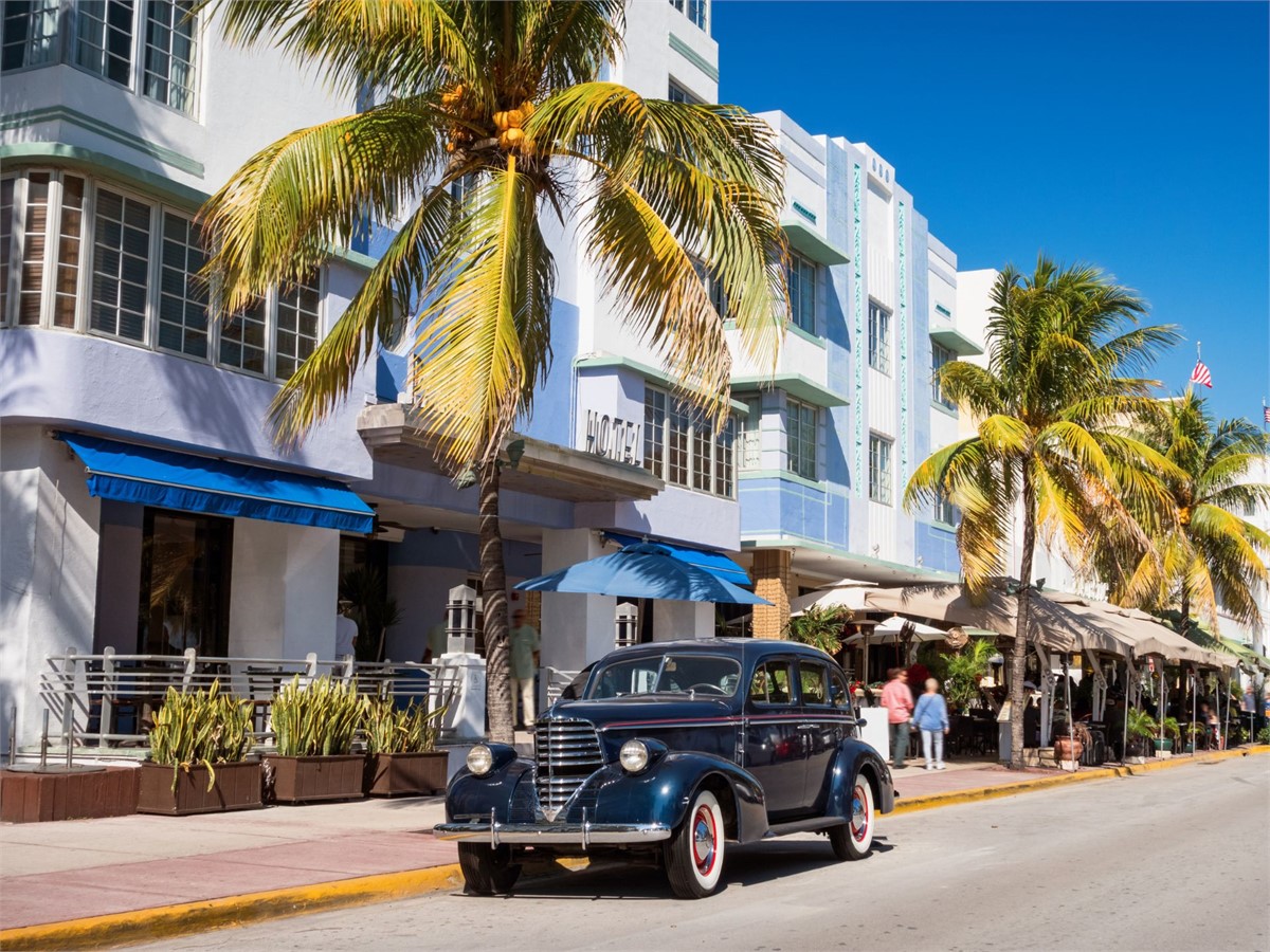 Art Deco district in Miami