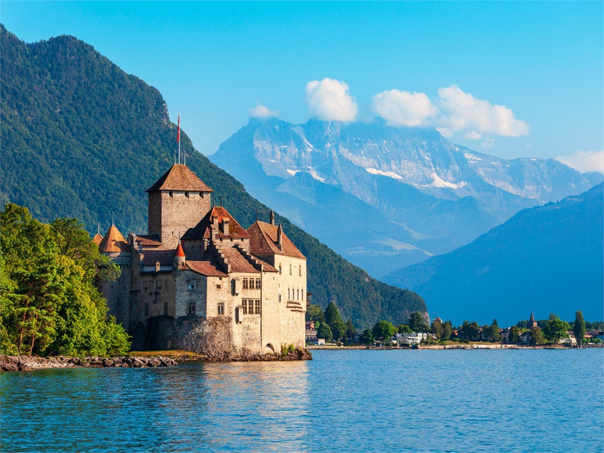 Chateau Chillon Castle  in Montreux