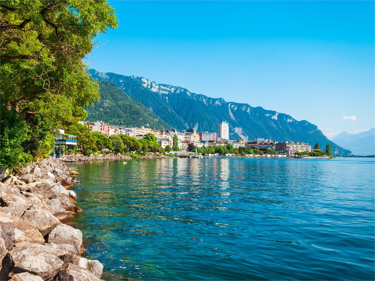 Lake Geneva in Montreux
