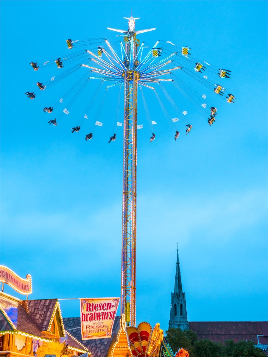 Carousel at the Oktoberfest in Munich