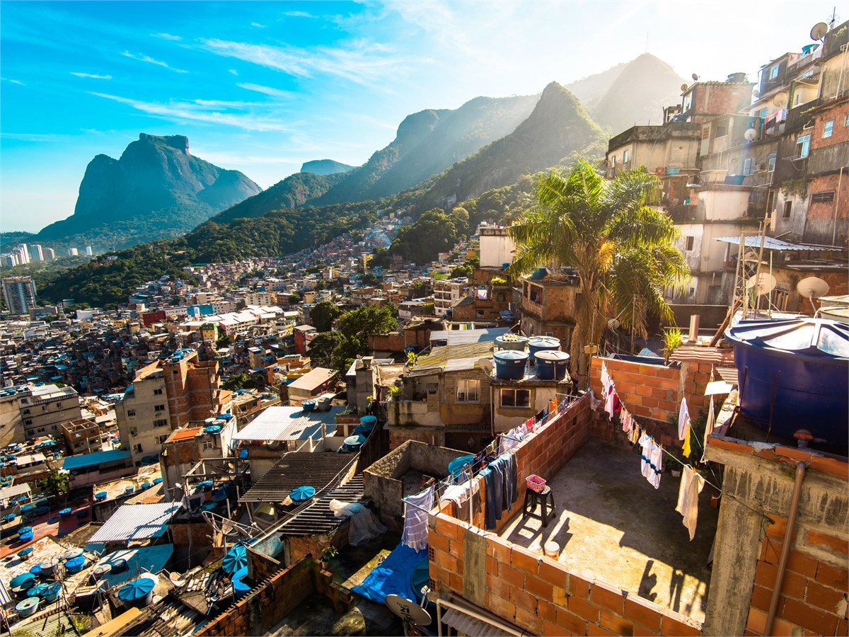 Favela Rocinha in Rio de Janeiro