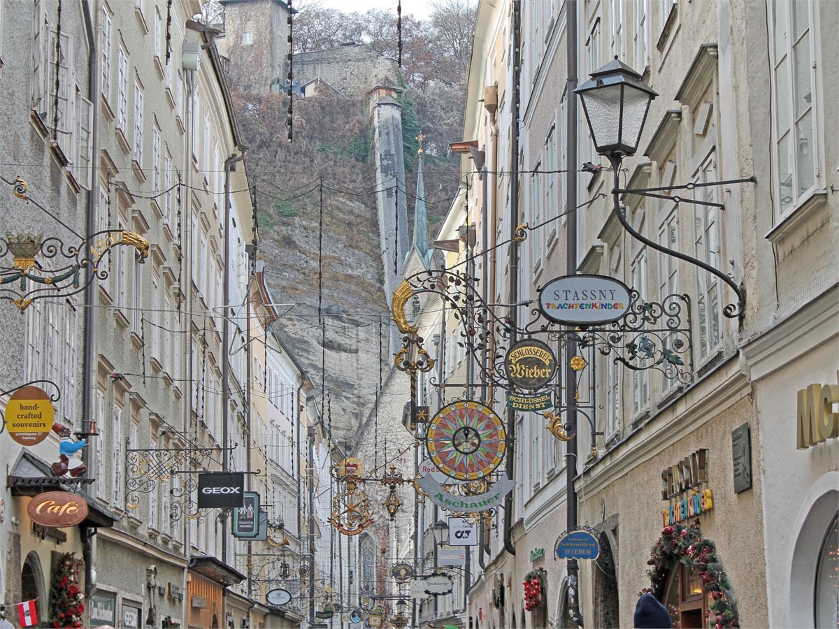 Getreidegasse in Salzburg