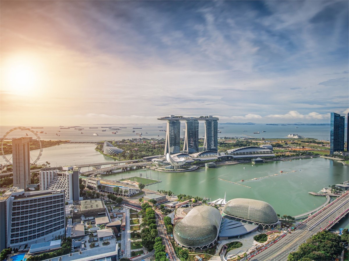 Formula 1 Race Track in Singapor