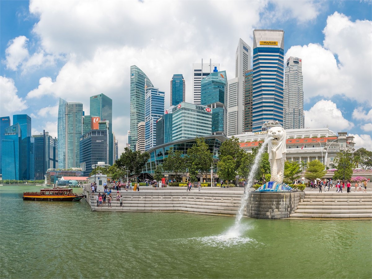 Merlion Park in Singapore