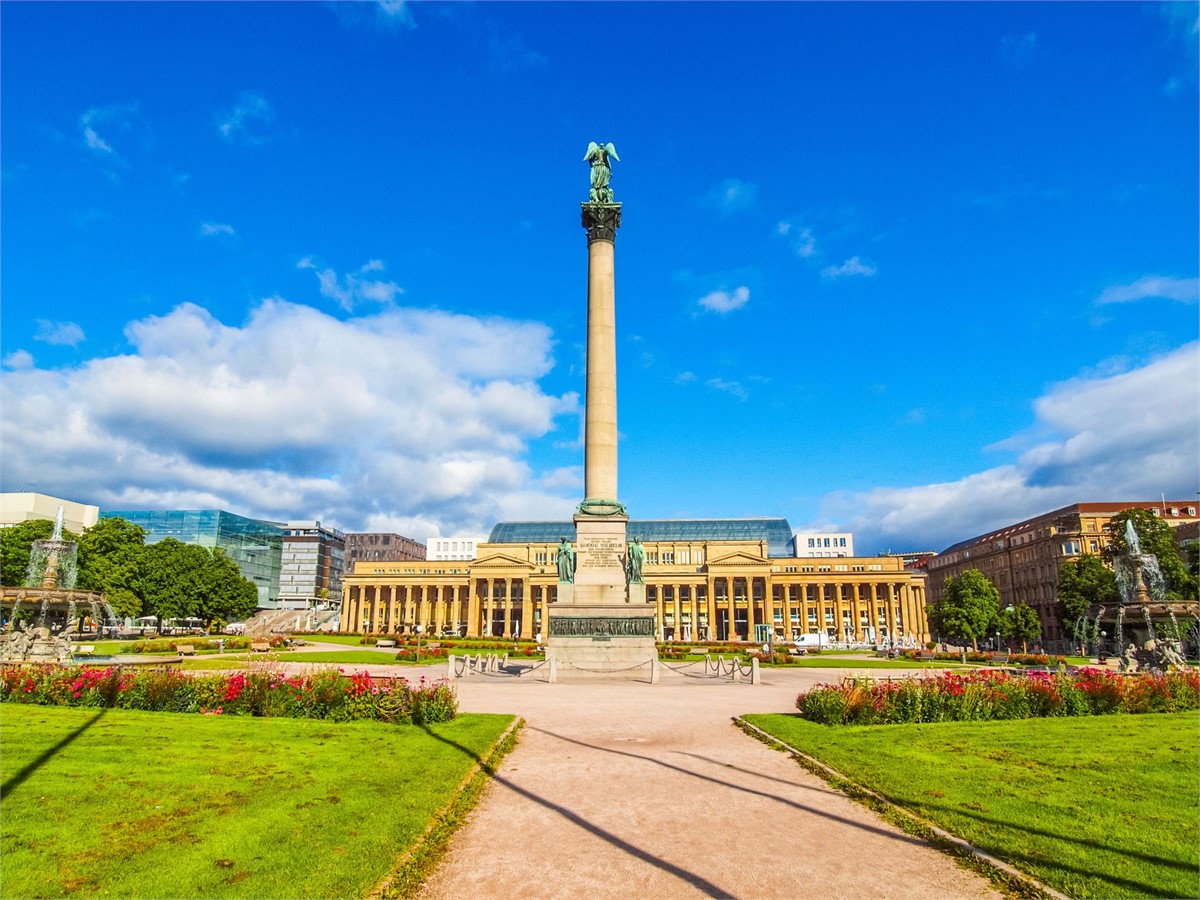 Schlossplatz in Stuttgart