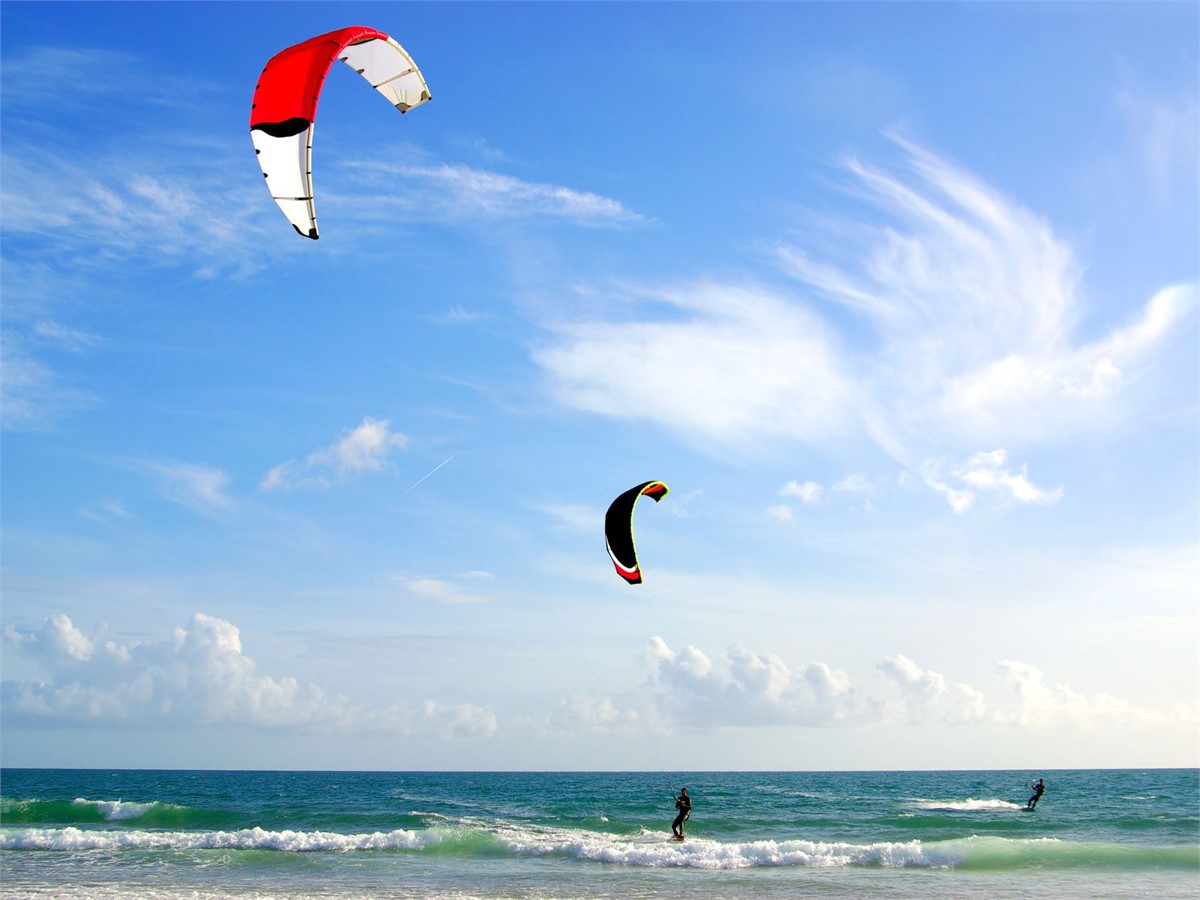 Kitesurfing on Sylt