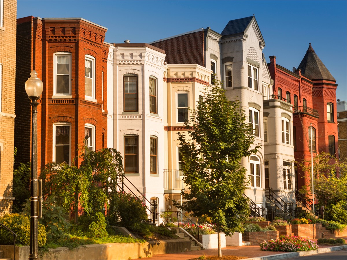 Row houses in Washington