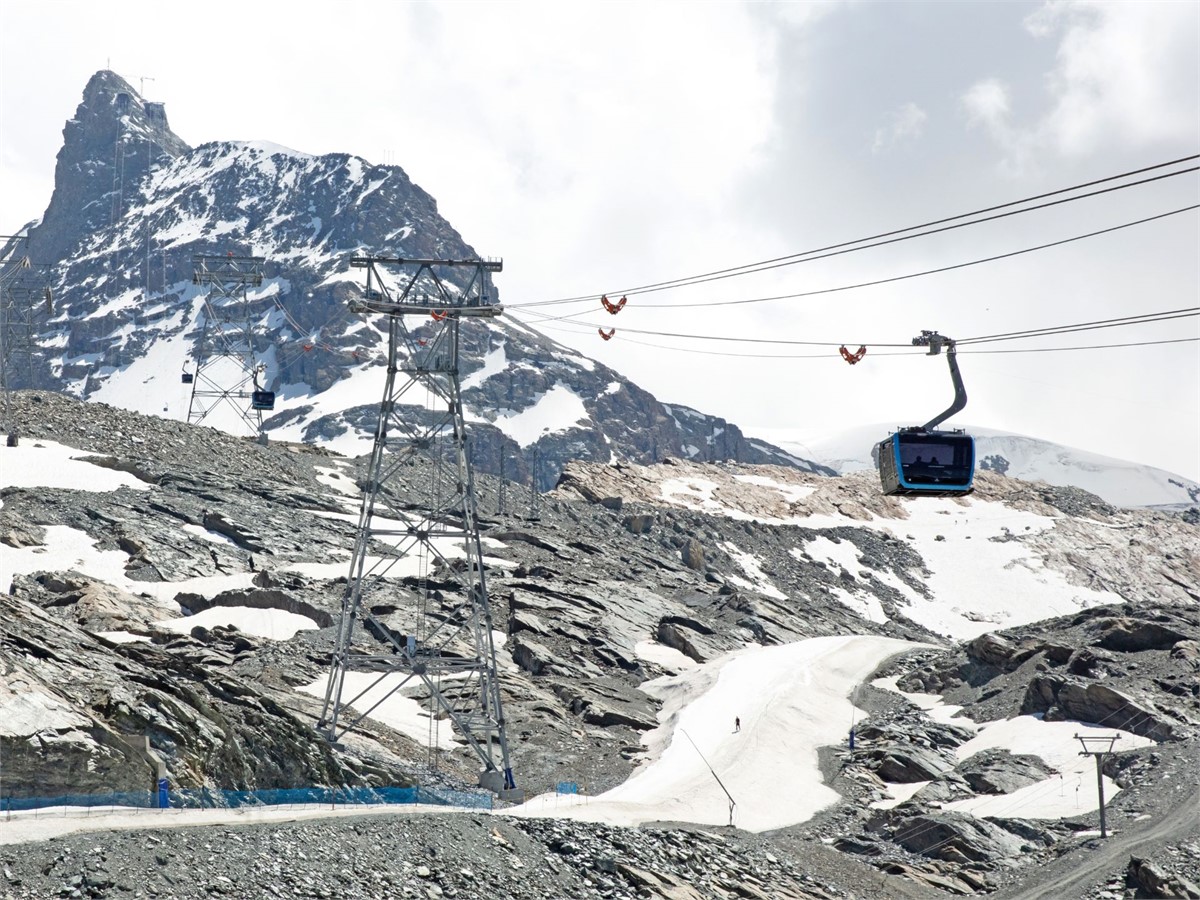 Glacier Paradise Cable Car in Zermatt
