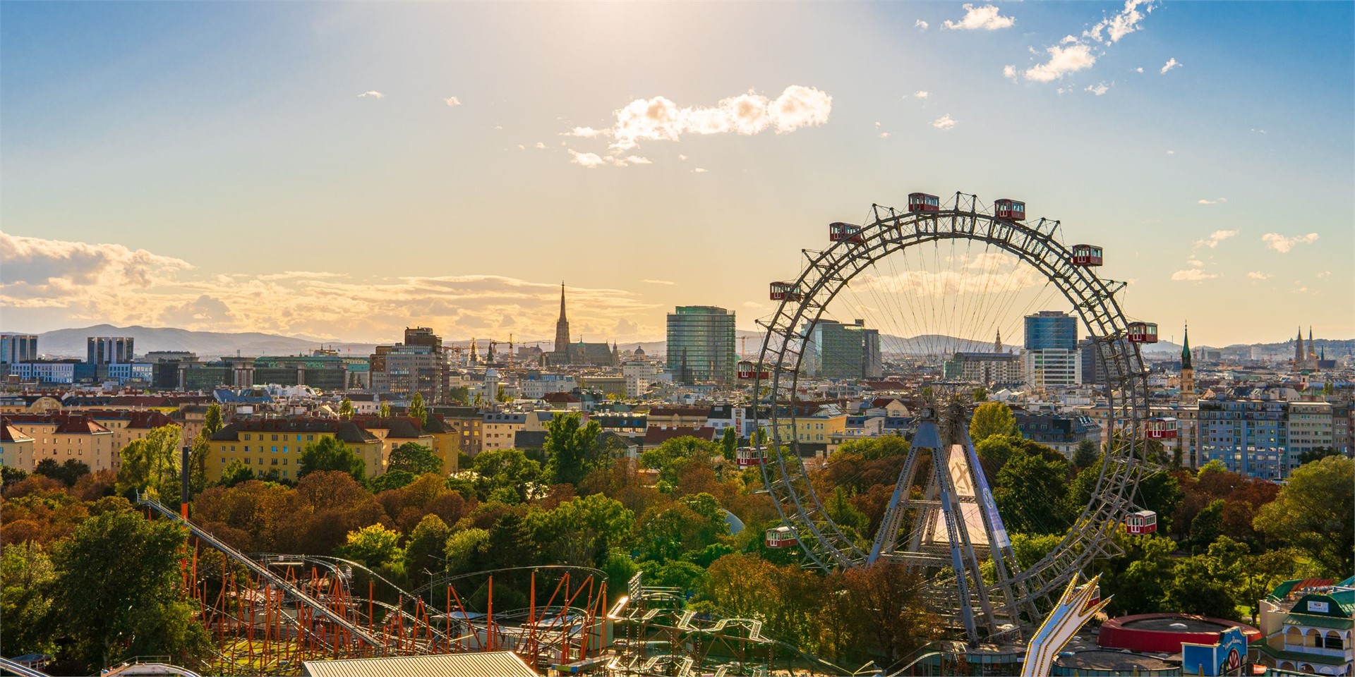 Buche Deine Reise zum Prater in Wien
